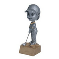 Male Golf Bobble Head - 6"